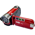 Miniatyrbilde 2 av 4: Digitalkamera DV-videooppløsning 2,7 tommers LCD-skjerm Full HD 1080p [DB] Rød Red