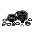 Miniatyrbillede 3 af 4: 1/4\" x 0,625\" OD SAE Sorte Flade Skiver - 100 stk 18-8 (304) Rustfrit Stål Black 1/4" x 0.625"OD/304