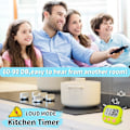 Miniatyrbild 1 av 4: 2-pack Kökstimer - Högljudda Digitala Timrar för Matlagning - Grön Green 1