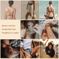 Pikkukuva 5 / 5: Henna väliaikainen tatuointi luonnollinen tatuointi väri musta ja ruskea väliaikainen mehndi tatuointi tarra väliaikainen tatuointi SQBB