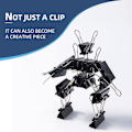 Miniatyrbillede 4 af 4: 240 stk. Binder Clips 5/8\" - Mini Metal Clips til Kontor & Skole, Sort 0.6 Inch