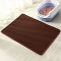 Cat Litter Mat with Honeycomb Design, Non-Slip and Waterproof, Multiple Sizes Brun 50*40cm