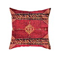 Pikkukuva 2 / 5: 4 kpl tyynynpäällinen 45x45cm Abstrakti Etninen Turkki Punainen Vintage