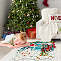 Miniatyrbilde 3 av 8: Puslespill Jernbanevogn Lekesett - 13 deler Julemontering Modell for Barn 13 pcs