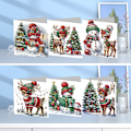 Miniatyrbild 4 av 8: DIY Diamantkonst Julgranskortsset, 12/8/6/4-pack, Handgjorda Julhälsningar HK052