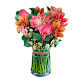 Pikkukuva 4 / 7: 3D Pop Up Kukka Onnittelukortti Äitienpäiväksi Luova Monityylinen Kimppu Syntymäpäiväkortti Kiitos Postikortti Syntymäpäiväksi Dahlia 2