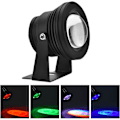 Miniatyrbillede 3 af 8: Akvarie LED-lys, 12V 10W RGB Vandtæt Akvarie LED Spotlight Lampe til Akvarium Pool Have Under Vand (sort skal) svart skal