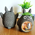 Miniatyrbilde 3 av 5: Studio Ghibli Spirited Away Min Nabo Totoro Figur Leke LED - Perfekt 2#