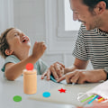 Miniatyrbilde 8 av 8: Treleker for fargesortering | Sansestimulerende matchspill for småbarn og førskolebarn