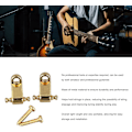Miniatyrbillede 3 af 8: Guitar String Retainer, Tree Standard Roller String Guides Metal Elektrisk Gitarr String Guide Retainer Byte (Guld) Guld