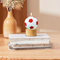 Miniatyrbillede 6 af 7: Fodboldformet Silikonlysform, Lysforme til Lys og Chokolade