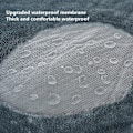 Miniatyrbilde 3 av 5: Db Loveblanket - Vanntett teppe Kjærlighetstepper for par Vanntett sprutbeskyttelse for sengeintimitet (Svart 40 * 57 tommer) Grå 20*28 tommer Gray 20*28in