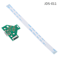 Miniatyrbillede 1 af 5: USB-opladningsport Socket Kredsløbskort 12pin Jds 011 030 040 Til Ps4 Controller Hfmqv JDS-001 JDS-001
