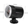 Miniatyrbilde 3 av 8: Varvräknare Varvräknare, Varvräknare 52 Mm/2,05 Tum 0‑8000 Rpm Kolfiberpanelspekare 12V Universal för 4 6 8-cylindriga Motorer SUV