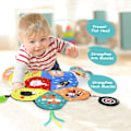 Miniatyrbillede 6 af 8: 1 Tummy Time Pude, ammepude med tyggelegetøj og spejl-legetøj til sikker og sjov mavetid, styrker muskler, egnet til babyer Paint:
