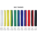 Miniatyrbillede 2 af 3: Taekwondo Farvede Rangbælter, Bomuld Martial Arts Bælte til Børn/Voksne White Length-110"/280cm (Adult Size)