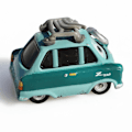 Miniatyrbilde 3 av 4: Biler Professor Z Bad Guy Dr. Z Alloy Tecknad leksaksracermodell for barn