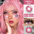 Miniatyrbillede 5 af 6: Eyeshare Anime Farve Kontaktlinser Til Øjne Cosplay Farvede Linser Blå Skøre Halloween Linser Kontaktlinse Skønhed Makeup NEBULA-BLUE NEBULA-BLUE