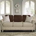 Miniatyrbillede 3 af 7: 5 stk. Betræk Nakkestøttebeskyttelse Sofa Betræk Blød Polyester Slidstærk Anti-blegning til Sofamøbelbeskyttelse Kaffe 3Pcs