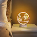 Miniatyrbilde 6 av 8: Jullampe | LED-lampe | Nattlampe | Bord | LED-julelampe | batteridrevet barnerom skrivebord kreativ LED-borddekorasjoner for gutter jenter soverom c