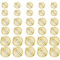 Pikkukuva 1 / 5: Spiral Bead Cages Hopeapinnoitetut Ripustimet Kaulakorun Ripustimet Korujen Valmistukseen Käsityötarvikkeet Kulta gold S M L
