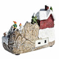 Miniatyrbild 5 av 5: LED Julby, Julscenhus med LED-ljus