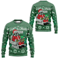 Miniatyrbild 2 av 5: The Mandalorian Santalorian och Baby Yoda Fula Tröja Star Wars God Jul Herrar Sweatshirt Höst Vinter Dam Pullover stil 1 style 1 5XL