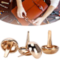 Miniatyrbild 10 av 10: Miniatyr Fransk Horn Guld Färg Utsökt Elegant Hållbar Metall Hög Simulering Mini Fransk Horn Modell för Bord Hylla