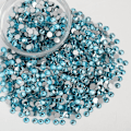 Pikkukuva 3 / 4: 14400 kpl Punaiset Litteät Strassit DIY-Töihin, Akvamariini, SS20, 4,6-4,8 mm Aquamarine SS20/14400pcs