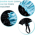 Miniatyrbilde 3 av 5: Reversible Vanntett Silke Satin Justerbar Nattlue (Blå+Sjøgrønn) 2 stk farge 3 color 3