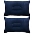 Miniatyrbild 1 av 5: 2 x Blue Inflatable Pillow Camping Travel Soft Inflation-AD4-