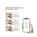 Pikkukuva 5 / 5: 4ch Wifi Älykytkin+rf433 Kaukosäädin 85-265v 2.4g Wifi Smartlife Kotiautomaatiomoduuli Iftt Alexille