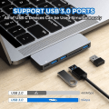 Miniatyrbilde 5 av 5: USB C Hub Adapter för MacBook Pro/Air 13\" 15\" 6 i 1 USB-C tillbehör SQBB