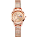 Miniatyrbillede 1 af 7: Pige Minimalistisk Armbåndsur Kvinder Analog Kvarts Ur Vandafvisende Mesh Rem Ur Kvinder Rosenguld Ur Uge Datovisning Rosenguld Rose gold