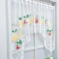 Miniatyrbillede 3 af 7: Spets Frugt Broderi Vindue Gardin Halvgardiner Korte Skærme Stue Køkken Partition Dør Gardin Valance Dekorativt ca. 140x90cm