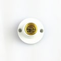 Miniatyrbillede 10 af 10: 10 stk. E14 Glødepære Skrue Lampe Fastgørelse Sockel Holder Skruesokkel sort One-size 10stk
