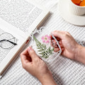 Miniatyrbilde 6 av 7: Tørkede Blomster Bokmerker Sett - 40 Transparente DIY Blomster Bokmerker for Barn, Studenter Håndverk Green