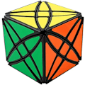 Miniatyrbilde 2 av 5: Flower Rex Pussel Cube 8 Axis Hexahedron Kronblad Oregelbundna Abnormi