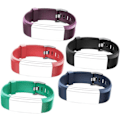 Pikkukuva 4 / 8: Vaihdettava ranneke, 5 kpl/setti säädettävä ID115Plus HR Smartband-rannekke kuntokellolle (musta, punainen, sininen, vihreä, violetti) kulutuselektroniikka