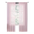 Miniatyrbild 1 av 7: Transparent Fönster Voile Solid Färg Bröllop Glas Voile Hushållsprodukter Lätt Lyx Style Lätt Att Installera Gardiner A8