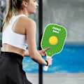 Miniatyrbild 2 av 5: Strandtennisracket | Enkelt glasfiberracket för pickleball - Bikakeformad paneldesign, lätta strandtennisracketar i glasfiber för inomhusbruk