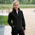 Miniatyrbillede 2 af 2: Result Dame/Kvinder La Femme® Osaka Kæmmet Høj Softshell Jakke Sort L