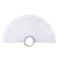 Miniatyrbilde 1 av 5: Falske neglestifter vifteformede negledisplaypinner, neglkunstspisser fargestifter pop-pinner negldisplayring for neglelakkpraksis (100 stk)