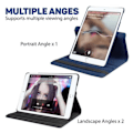 Miniatyrbillede 4 af 5: iPad AIR 2 cover - Sort iPad Air 1/2 & iPad 9,7 Gen5/Gen6 Sort Sort