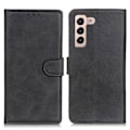 Miniatyrbillede 1 af 5: Samsung Galaxy S22 Plus Cover Solid Læder Sort
