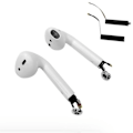 Miniatyrbillede 1 af 5: Udskiftningsbatteri til Airpods 1 og 2 Generation Batteri Accu Sort onesize