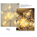 Miniatyrbilde 5 av 5: Led stjernebordlampe 29 cm bordlampe vindusdekorasjon stjerne