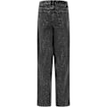 Miniatyrbillede 2 af 4: Urban Classics Dame/Kvinder 90'er Denim Distressed Vide Ben Tro Sorte Koksgrå Vasket 30R