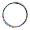 Miniatyrbilde 3 av 5: （farge）Flow Ring Spinner Ring Arm Toy - Rustfritt stål fjærleke Metall sensoriske ringer Flow Toys Magic Flow Armbånd Spinner