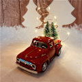 Miniatyrbild 4 av 5: Juldekorationer Pickup Legering Billeksak Högimitation Bil Min Röd One Size